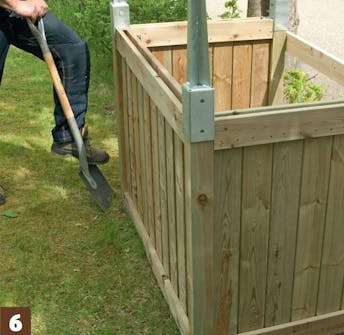 Bygga soptunneskydd Bygga soptunneskydd